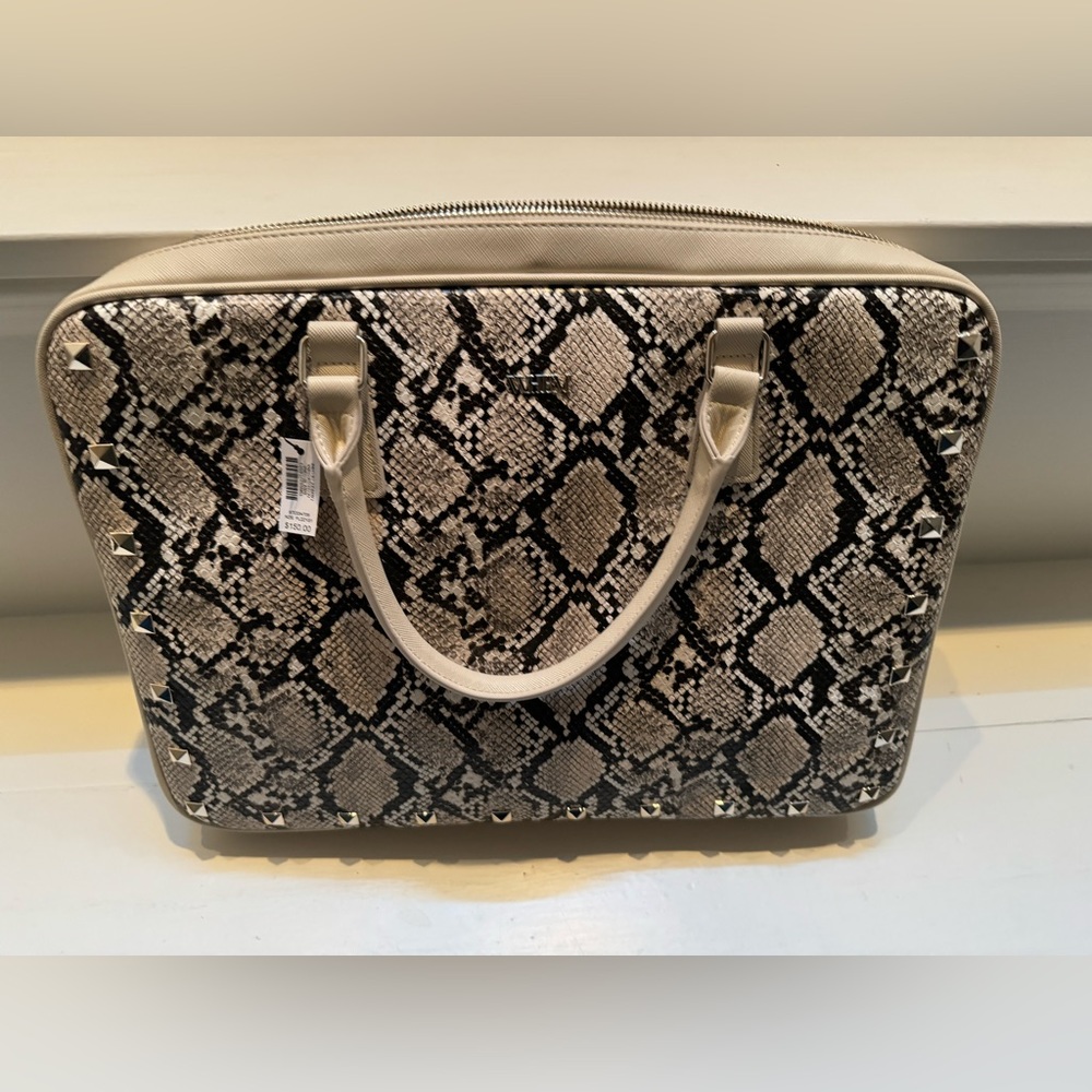 Snakeskin-effect handbag from White House Black Market. NEW WITH TAGS